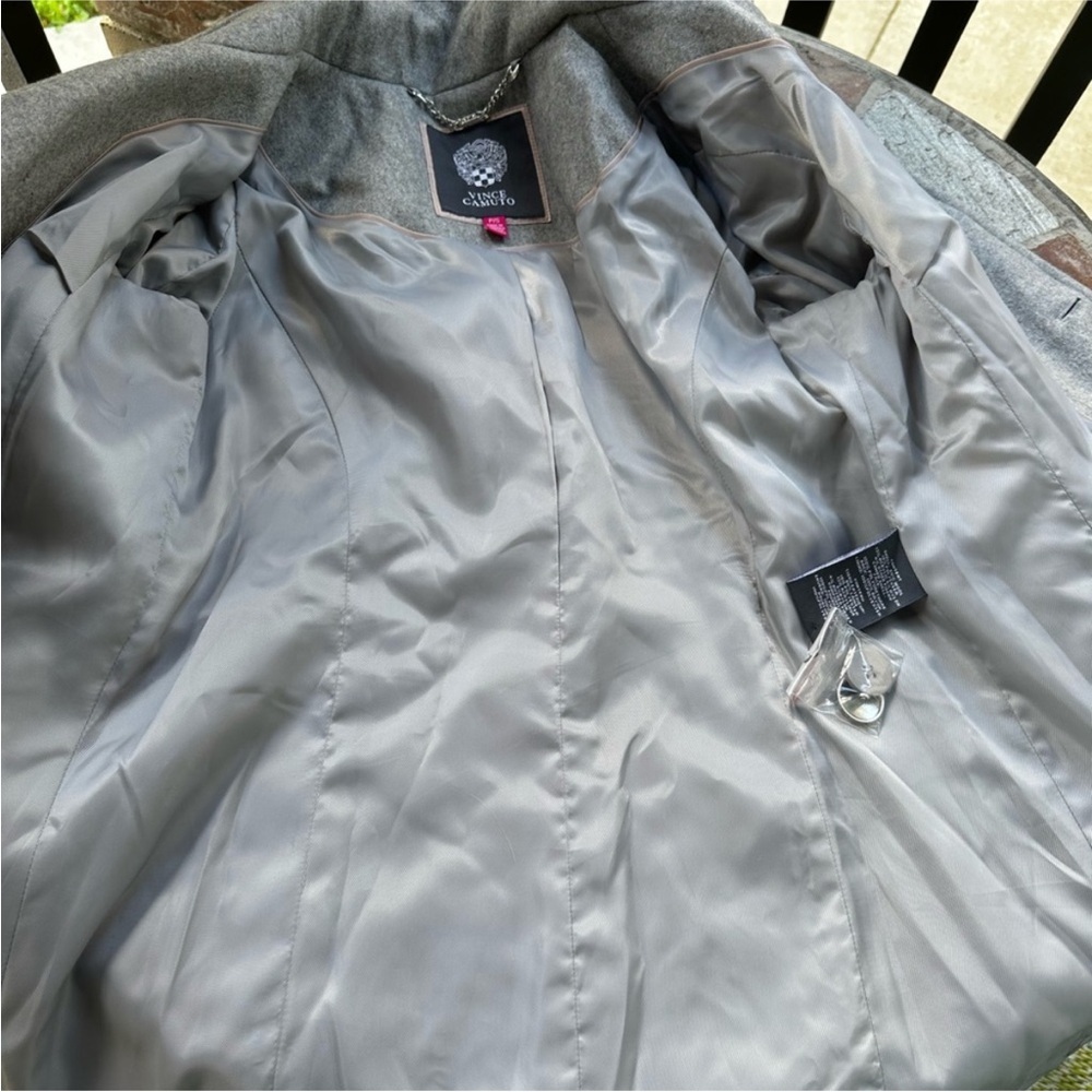 Vince Camuto | S | Gray Wool Blend Coat/ Jacket - Picture 11 of 16